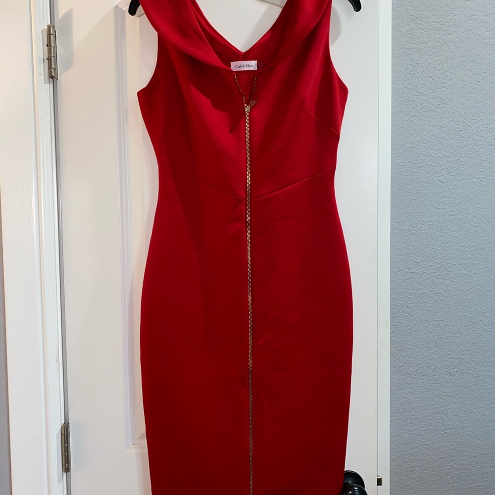 Red Midi Dress